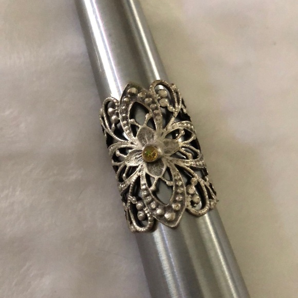 Filigree Flower Ring - Picture 2 of 3